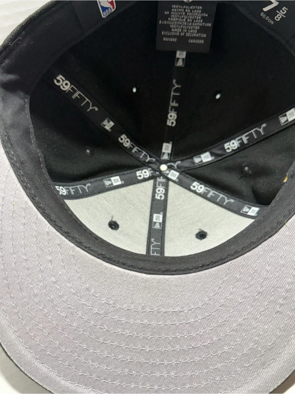 Phoenix Suns DIAMOND 75 CITY-SERIES ALTERNATE Black Fitted Hat by New Era 7 5/8